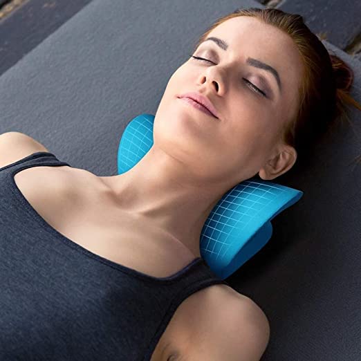 AARAL Neck Stretcher for Neck Pain Relief | Neck and Shoulder Relaxer Cervical | Neck Traction Device Pillow for Pain Relief and Muscle Relax | Cervical Spine Alignment Chiropractic Pillow(Multicolor) AARAL Neck Stretcher for Neck Pain Relief | Neck and Shoulder Relaxer Cervical | Neck Traction Device Pillow for Pain Relief and Muscle Relax | Cervical Spine Alignment Chiropractic Pillow(Multicolor)