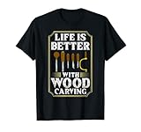 La vida es mejor con el tallado de madera