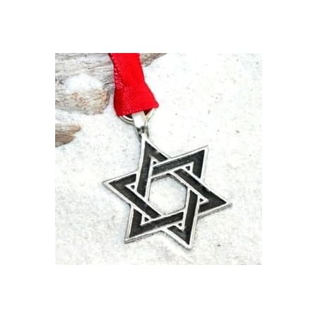 Amazon.com: Trilogy Jewelry Pewter Star of David Hanukkah ...