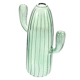 Vase de bureau : le vase est une décoration en verre pour , la salle à manger et le salon, le bureau, etc, vase en forme de cactus