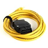 XINXXR ENET Ethernet Cable for BMW OBD ICOM E-SYS ISTA Bimmercode F/G Series OBD2 Enet Cable, 6.6ft/2M