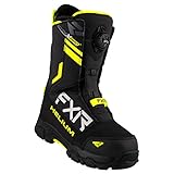 FXR Helium BOA Boot 2021 (Black/Hi-Vis - Men's 10/Women's 12)
