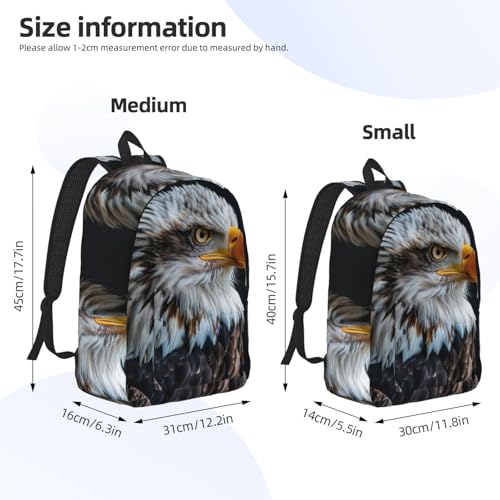 Sac à dos voyage aigle blanc EdWal pour ordinateur portable et université - 4