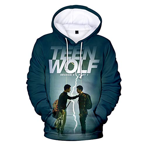 Men's/Women's 3D Print Teen Wolf TV Show Hoodie Sweater Pullover T Shirt Tee with Front Pocket