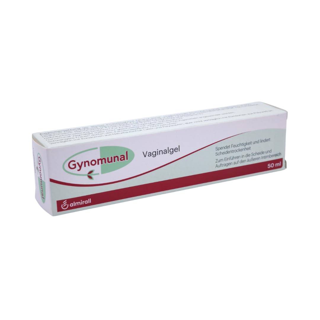 Gynomunal Vaginalgel 50 ml I Hormonfreies Vaginalgel bei Trockenheitsgefühl im Intimbereich I mit Hyaluronsäure, Liposomen & Vitamin E I inkl. Applikator I Intimpflege I mit Pharma Perle Duschgel (3x)