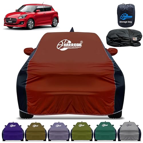Image of Car Cover for Maruti Swift New All-Weather & Scratch Protection with Mirror & Antenna Pockets | Washable Fabric | Custom Fit | Premium Multicolor | We Send Any One Color from Showing Image