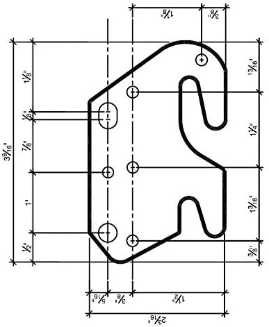 COLIBYOU Universal Wood Replacement Bed Rail Hook Plate - New