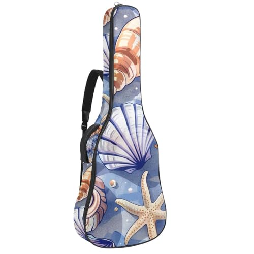 Étui souple pour guitare acoustique imperméable avec poches de rangement amples