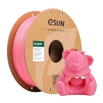 eSUN PLA Basic Filament 1.75mm Barbie Pink, 1KG Spool (2.2 LBS)