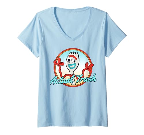 T-shirt Toy Story Forky col V parfait pour un look estival Disney