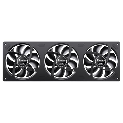 Image of JONSBO ZA-360BR (Reverse) PC Case Fan,All(3)-in-One,Single Frame Unit 120mm ARGB Fan,PWM,Reverse Blade Silent Fans with 4-Sides Infinity Mirror,28mm Thick Multiple Led Beads,Installation Ref to Tips