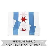 PringCor City of Chicago 3x5FT Polyester Flag Chi IL Windy City 4 Star Illinois