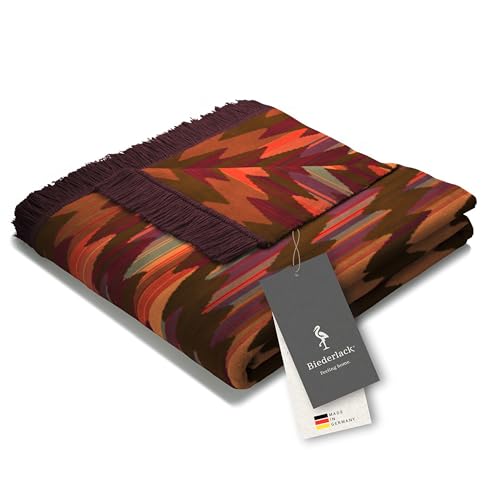 Biederlack Wohndecke Marokko I Bunte Kuscheldecke aus...