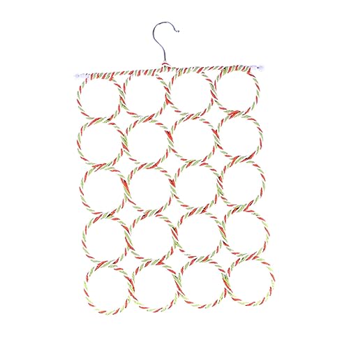 Cabilock Scarf Rack Tie Hanger Paper Rattan Hangers for Clothes Wall Mount Organizer Random Color