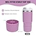 Boot for 14 oz Stanley Cups, Silicone Boot for Stanley Quencher 14 Ounces, Bottom Protector Accessory for 14oz Stanley's Tumbler (Rose Quartz 2.0, 14 Ounces)