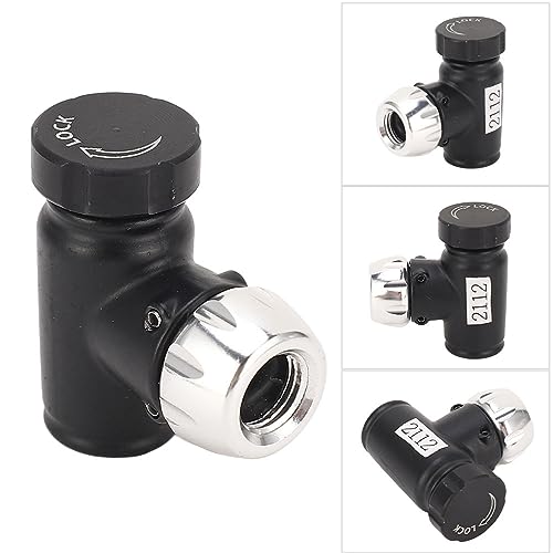 Bola de bomba de cartucho de CO2 cabeça de inflador portátil para bicicleta de ciclismo, boca france