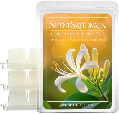 Honeysuckle Nectar Scented Wax Melts 10oz (24 Cubes)