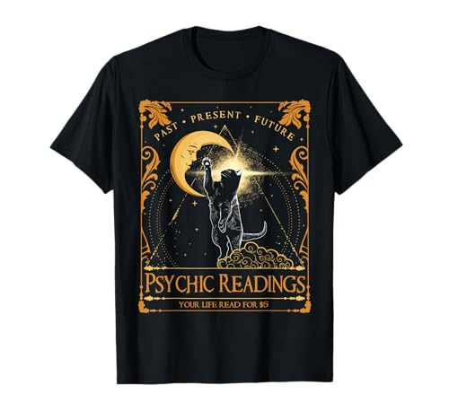 Psychic Cat Fortune Teller T-Shirt Men Women