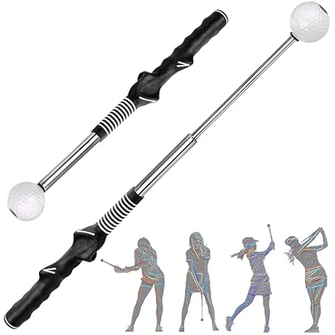 Hosawtek Retractable Golf Swing Trainer for Right-Handed Players Cover