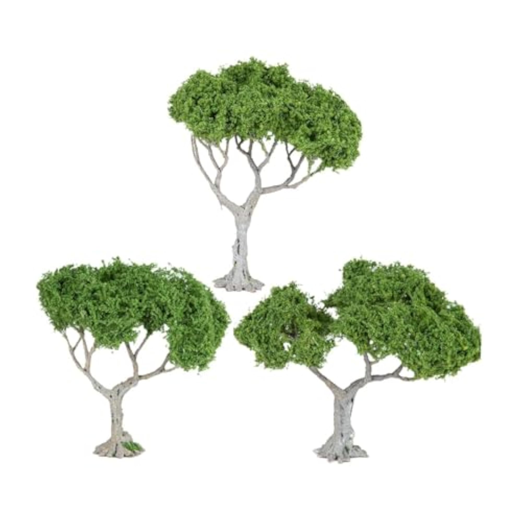 3 Pieces Miniature Trees for DIY Scenery Layout
