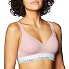 Calvin-Klein-Womens-Modern-Cotton-Lightly-Lined-Bralette Calvin Klein Women's Cotton Blend Padded Bralette Sports Bra (QF1654-680-M_Pink_Medium)