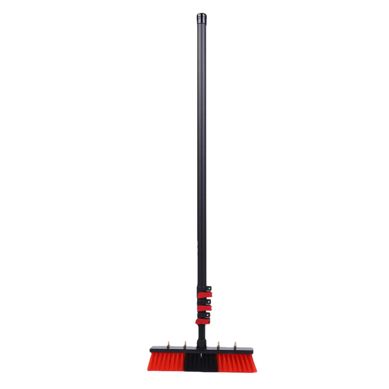 Generic de Limpieza de Ventanas con Poste Alimentado por Agua para una Limpieza Eficiente del Tejado - Kit de Cepillo de Panel Solar Telescópico de Fibra de Carbono de 3,6 M