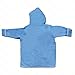 Spasilk Hooded Terry Bathrobe with Booties, Blue Plane, One Size