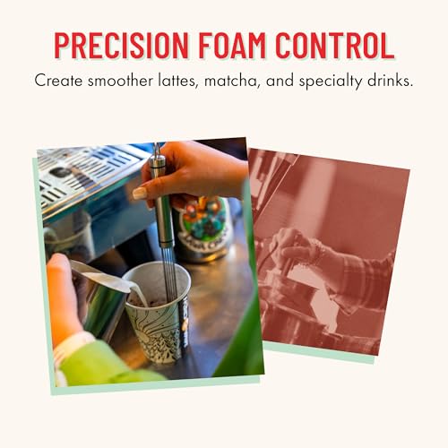 Baristir by Gosh That's Good – Barista Mixing Tool for Coffee Shops | Handheld Stirrer for Coffee, Matcha, Tea | No Clumps, Excellent Foam Control by Gosh That's Good! Brand - Image 4