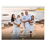 Let's Make Memories Personalized Photo Calendar - Custom 2026 Calendar - 8.5'x11' - Matte Finish - Spiral Bound - Photo Wall Calendar - Upload Your Photos - Contemporary Script