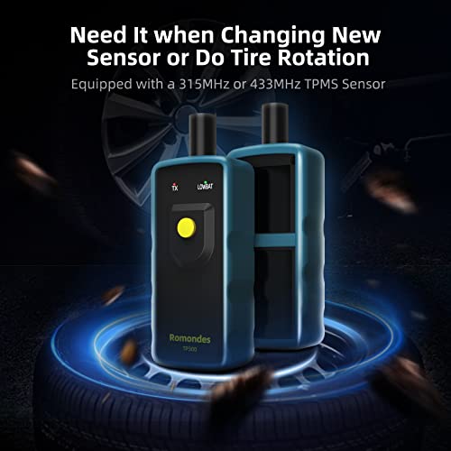 Romondes Tpms Relearn Tool For Gm, Auto Tire Pressure Monitor Sensor Activation Reset Tool, Automotive Tire Sensor Reset Tool For Gm Buick/Chevy/Cadillac Series Vehicles 2023 Edition #TOP1