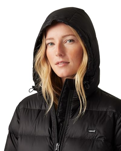 Levi's Para Mujer. A8525-0000 Abrigo Acolchado Polly Midi Negro (L), Casual, Nylon - 4