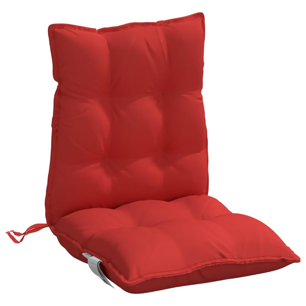 vidaXL Coussin d'extérieur 4 pc Rouge 100 x 50 x 7 cm