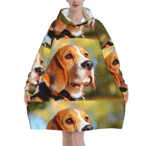 Sweat couverture Beagle en flanelle pour des soirées cocooning