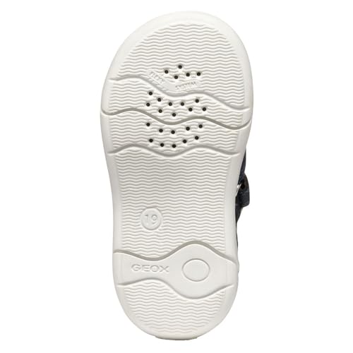 Geox B ZAPITO Boy Sandal, Navy/White, 26 EU