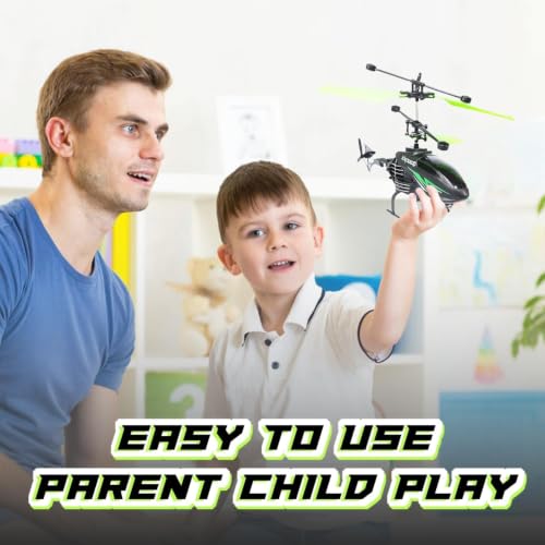 Image of TAMADAA Outdoor Flying Helicopter with Hand Induction Watch | Electronic Radio RC Remote Control Toy | Charging Helicopter with 3D Light & Safety Sensor for Kids