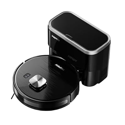 MAMNV Robot Vacuum and Mop, 11500 Pa Suction, 3-in-1 Robotic Vacuum with Smart LiDAR Navigation, 90 Day Self-Emptying,160 Min Runtime,App/Alexa/Voice Control, Ideal for Pet Hair, Carpet & Hard Floor