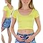 Cap Sleeve - Bright Yellow