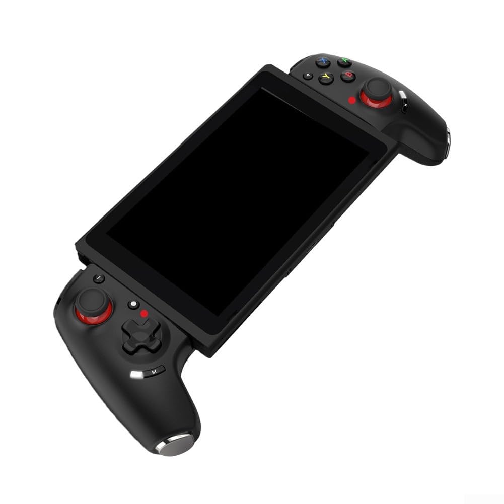 Controlador de juegos móvil inalámbrico para Switch 2 1 y PC con joysticks de efecto Hall para detenerse para Drift Dual Vibration Six Gyro Sensor ergonómico antideslizante agarre y quince horas para
