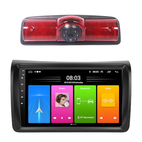 Autoradio Android con GPS Navigation WiFi Bluetooth Phone Mirrorlink + HD visione notturna luce freno telecamera di ricambio per Nissan NV200 NV1500 NV2500 NV3500 S SV Standard Cargo Van 2015-2019