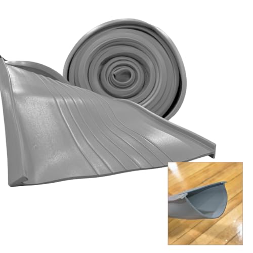 Garage Door Bottom Seal 20 Ft – Universal Weather Stripping Threshold w/ 5/16