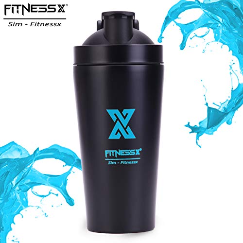 PLC020 Shaker de Proteína en Polvo | Taza Deportiva de Acero Inoxidable |Termostato 550ML/180oz