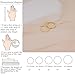 SELSHE Rings for Women Non Tarnish,Fashion Ring Stack Simple 14k Gold Plated Ring Set Dainty Thumb rings for Women Gold Jewelry size 10