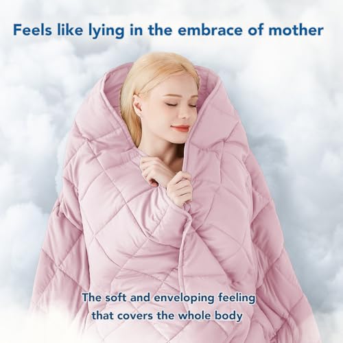 Topcee Weighted Blanket (20lbs 80"x87" King Size) Soft Cooling Heavy Blanket Sleeping, Apply to 190-210 lbs Body, Thick Breathable Blanket with Glass Bead, Easy Care