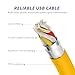 iPhone Charger Fast Charging,[MFi Certified] 2Pack 20W Type C Fast Charger Block with 6FT USB C to Lightning Cable Compatible for iPhone 14/13/12/11 Pro Max/Xs Max/XR/X,iPad (Yellow)