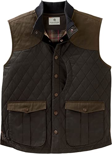 Legendary Whitetails Men's Tall Size Tough As Buck Quilted Field Vest, Tarmac, X-Large Big Tall #TOP2