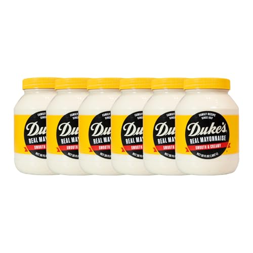 Image of Duke's Real Mayonnaise Jar - Original Smooth & Creamy Taste, 30 Ounce (Pack of 6)