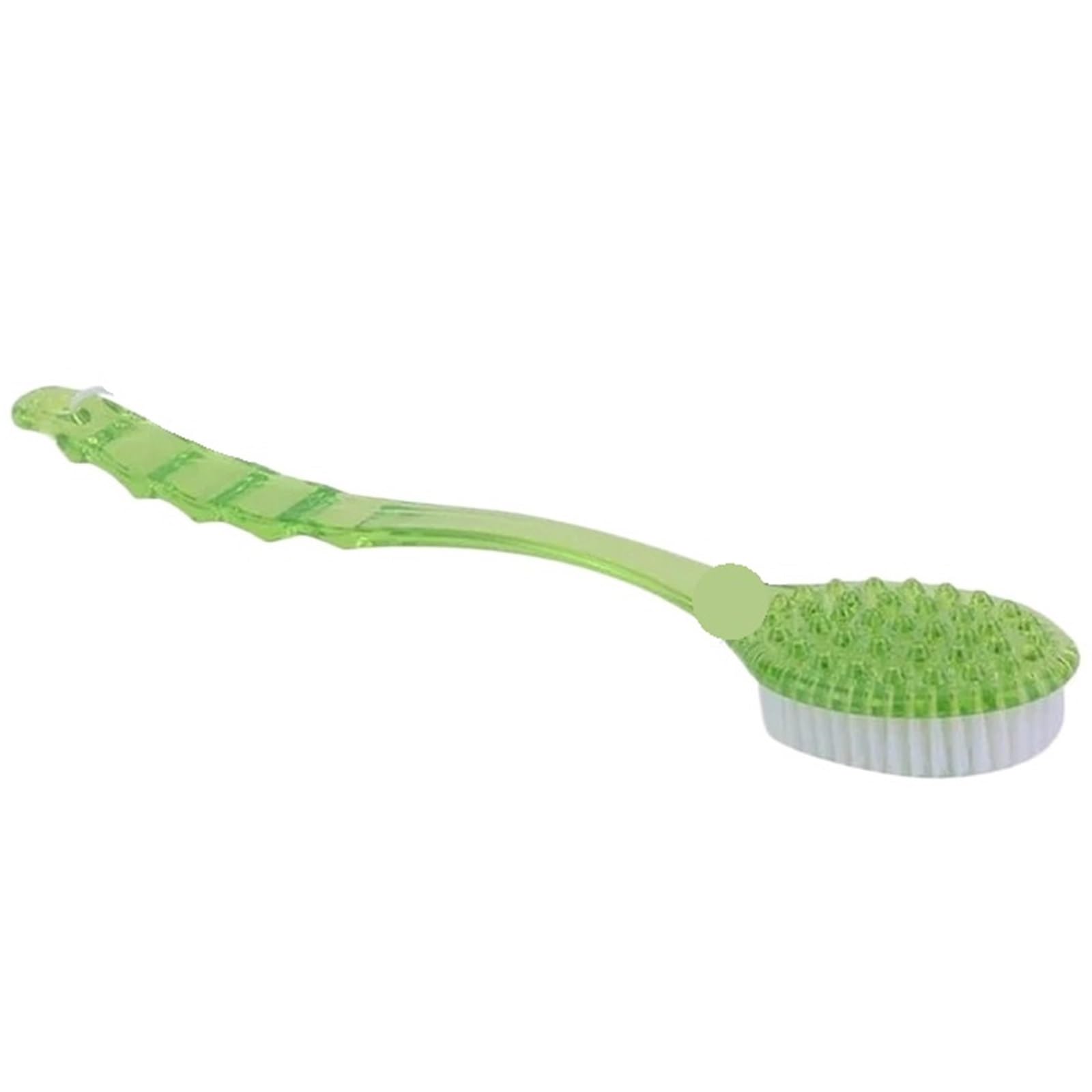 2 Stücke Badebürste mit langem Griff Dusche Peelingbürste Körperpeeling Rückenmassagebürsten für Dusche mit Langem Griff(Green)
