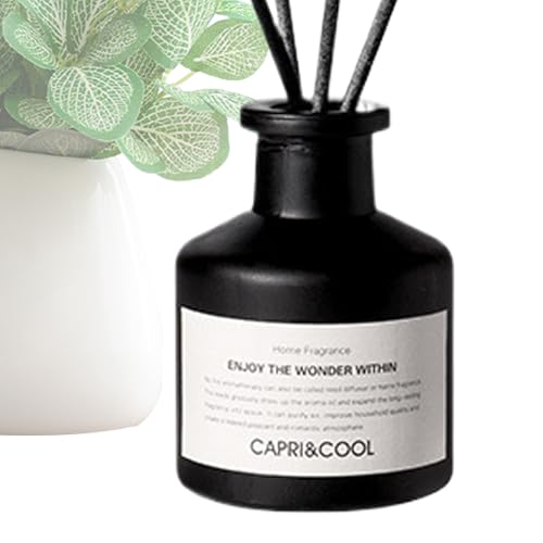 Difusor de Aroma, difusor de Aceite de 50 ml, difusores de sándalo con 4 Varillas, ambientador de baño de Larga duración, Juego de difusores de aromaterapia Natural para el hogar, Lugar de Trabajo