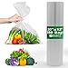 PARTY BARGAINS Clear Produce Bag - 12” x 20” inches 350, Durable Plastic for Storing Food, Bread, Pastry, Fruits, Vegetables, Grocery