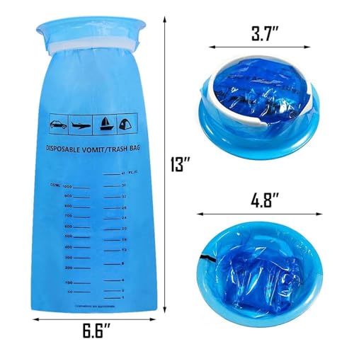 Sac anti-vomissement indéchirable pour soulager les nausées matinales de grossesse - 3